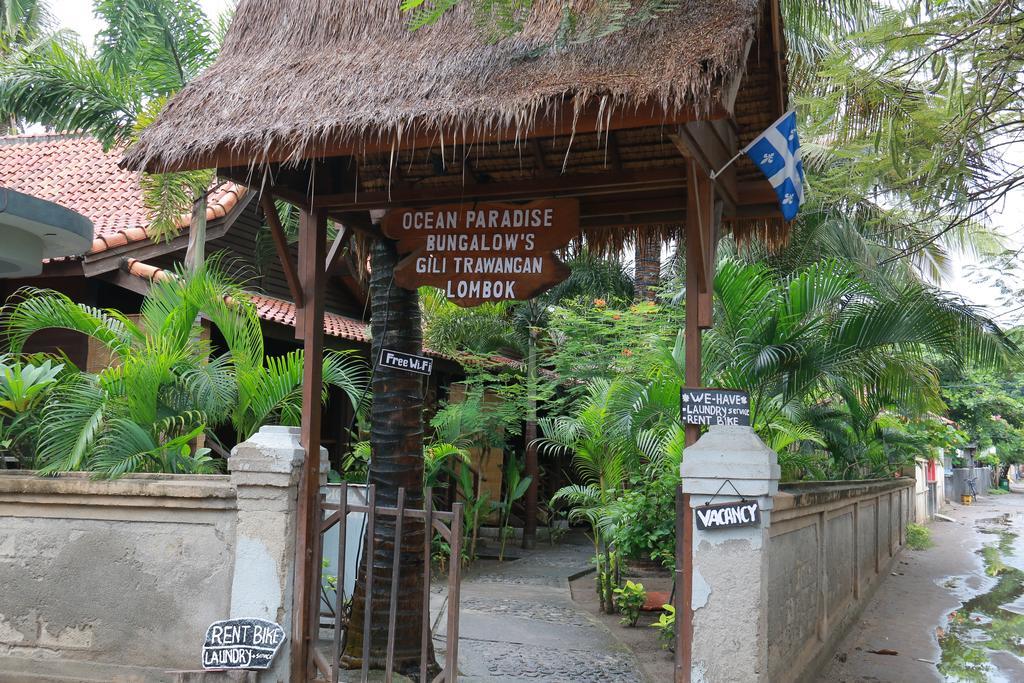 Oceane Paradise Bungalow Гили Траванган Экстерьер фото